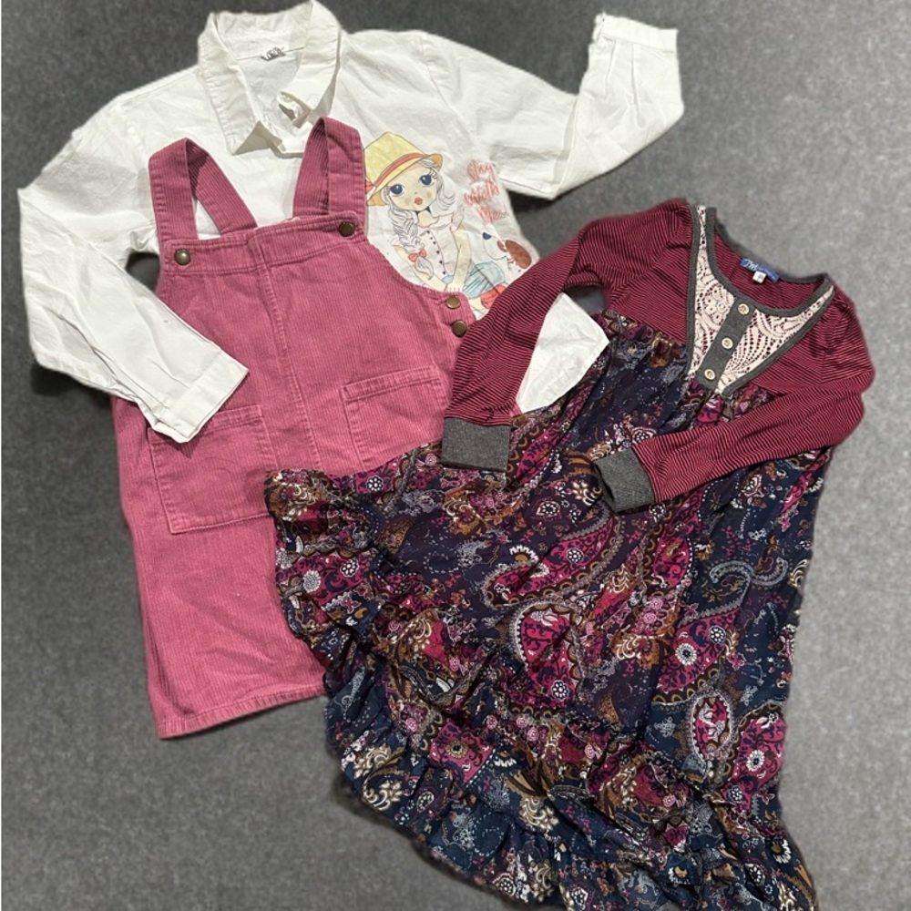 Set of 3 Girls’ clothing Size 8.
